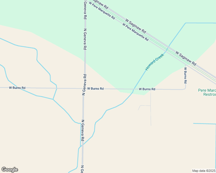 map of restaurants, bars, coffee shops, grocery stores, and more near 4390 West Burns Road in Coleman