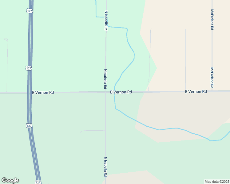 map of restaurants, bars, coffee shops, grocery stores, and more near 5154 East Vernon Road in Rosebush