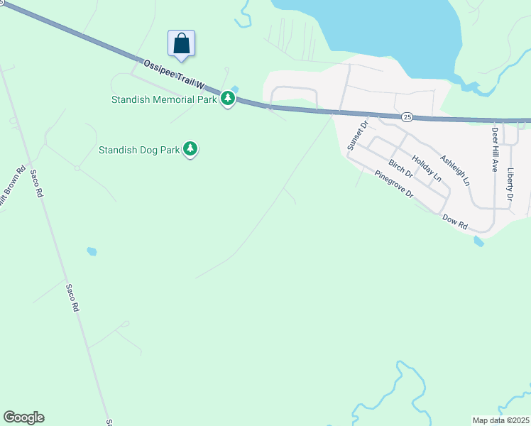 map of restaurants, bars, coffee shops, grocery stores, and more near 5 Deer Hill North in Standish