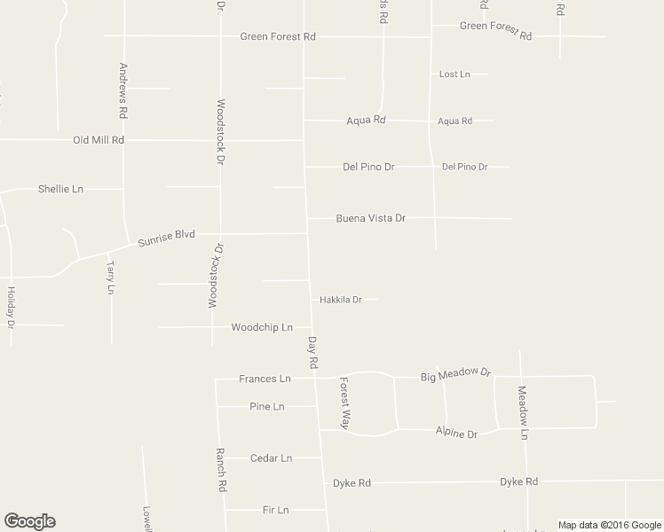 map of restaurants, bars, coffee shops, grocery stores, and more near 53080 Day Road in La Pine