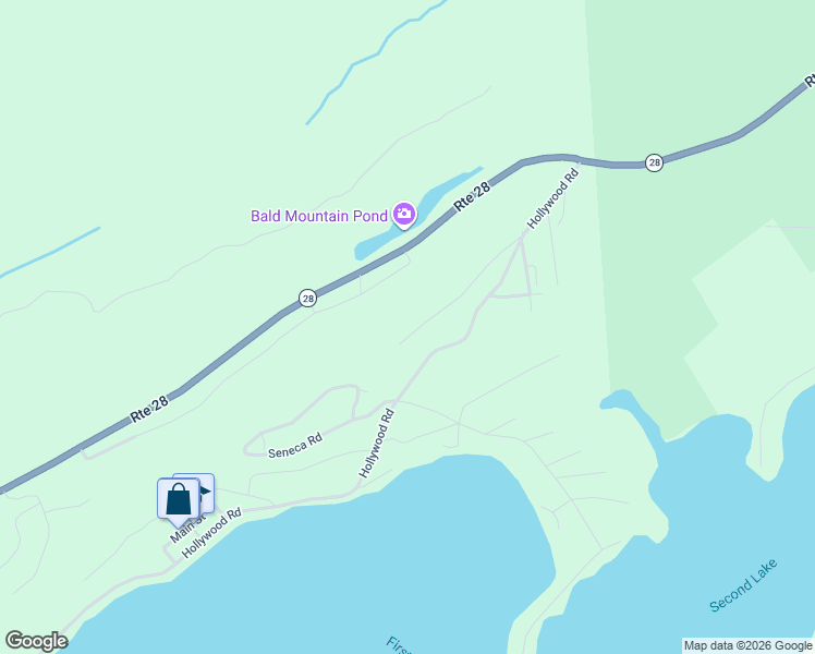 map of restaurants, bars, coffee shops, grocery stores, and more near 152 Cliff Road in Old Forge