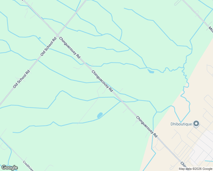 map of restaurants, bars, coffee shops, grocery stores, and more near 13155 Chinguacousy Road in Caledon