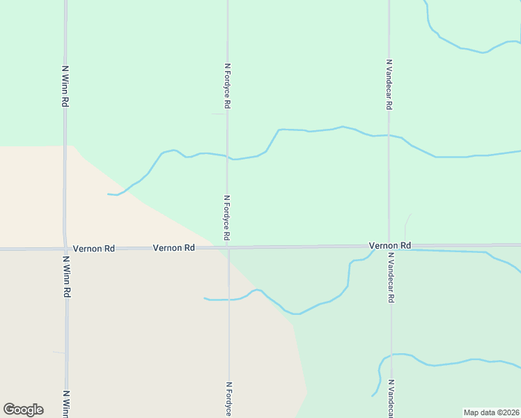 map of restaurants, bars, coffee shops, grocery stores, and more near 6150 North Fordyce Road in Farwell