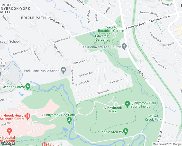 map of restaurants, bars, coffee shops, grocery stores, and more near 19 Saintfield Avenue in Toronto