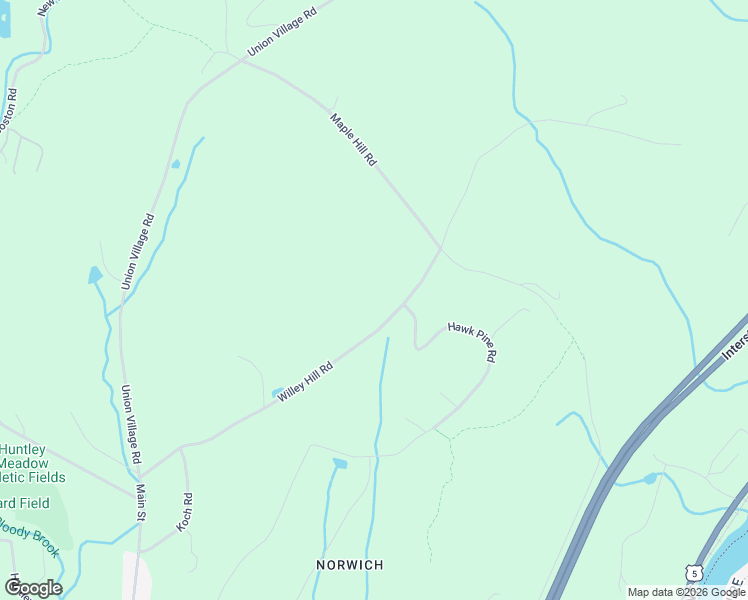 map of restaurants, bars, coffee shops, grocery stores, and more near 207 Willey Hill Road in Norwich