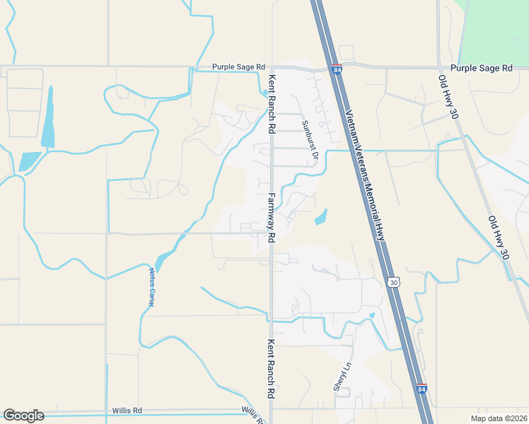 map of restaurants, bars, coffee shops, grocery stores, and more near 24595 Farmway Road in Caldwell