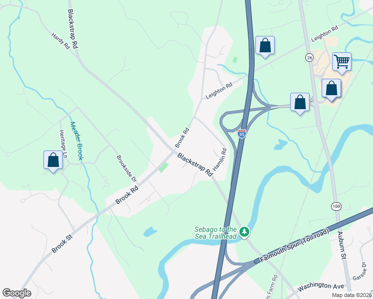 map of restaurants, bars, coffee shops, grocery stores, and more near 79 Blackstrap Road in Falmouth
