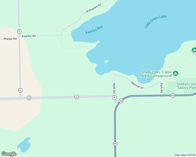 map of restaurants, bars, coffee shops, grocery stores, and more near W2455 County Highway H in Markesan