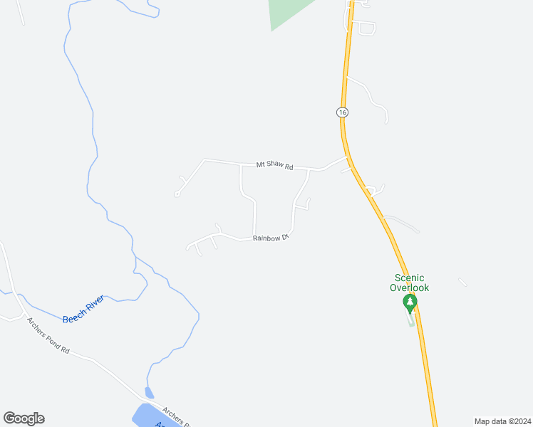 map of restaurants, bars, coffee shops, grocery stores, and more near 11 Sunnyview Drive in Ossipee