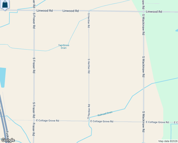 map of restaurants, bars, coffee shops, grocery stores, and more near 392 South Heritier Road in Linwood