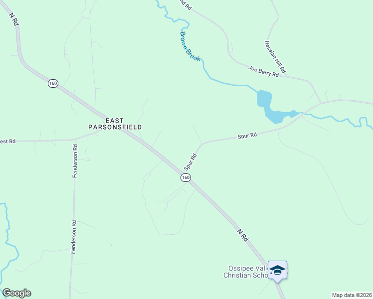 map of restaurants, bars, coffee shops, grocery stores, and more near Spur Road in Cornish