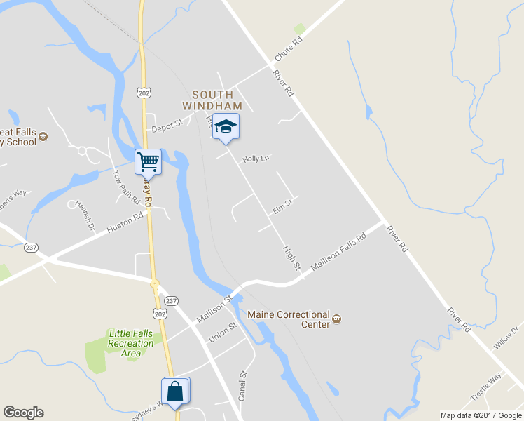 map of restaurants, bars, coffee shops, grocery stores, and more near 7 Van Tassel Drive in Windham