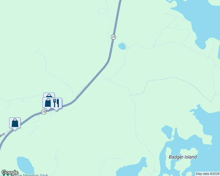map of restaurants, bars, coffee shops, grocery stores, and more near 190 Gilman Point Road in Moultonborough