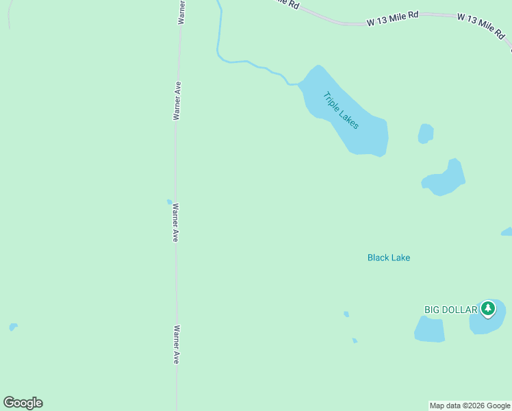 map of restaurants, bars, coffee shops, grocery stores, and more near 9888 Warner Avenue in Bitely