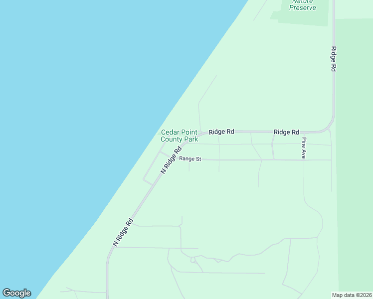 map of restaurants, bars, coffee shops, grocery stores, and more near 4771 North Ridge Road in Mears