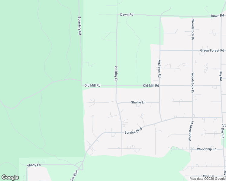 map of restaurants, bars, coffee shops, grocery stores, and more near 53195 Holiday Drive in La Pine