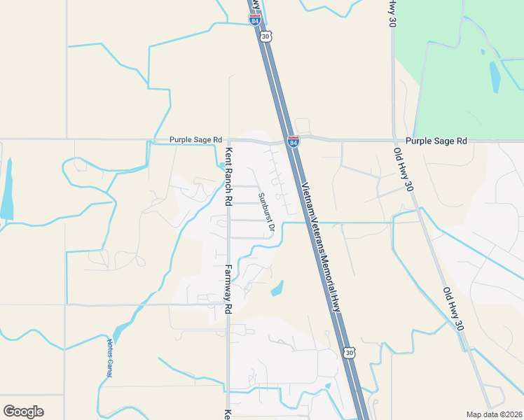 map of restaurants, bars, coffee shops, grocery stores, and more near 24787 Sunburst Drive in Caldwell
