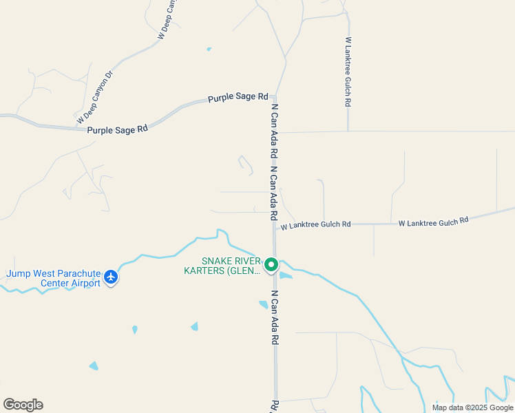 map of restaurants, bars, coffee shops, grocery stores, and more near 24777 North Can Ada Road in Star