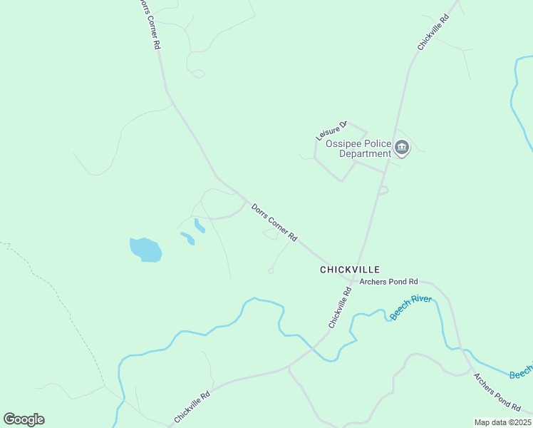 map of restaurants, bars, coffee shops, grocery stores, and more near 192 Dorrs Corner Road in Ossipee