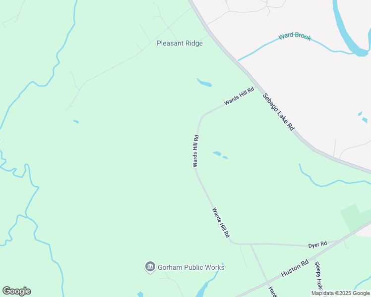 map of restaurants, bars, coffee shops, grocery stores, and more near 41 Wards Hill Road in Gorham