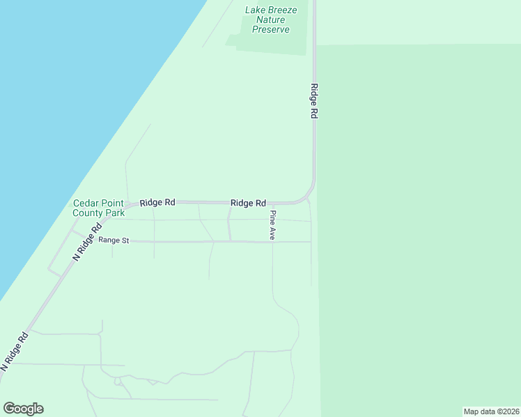 map of restaurants, bars, coffee shops, grocery stores, and more near 4790 Ridge Road in Mears
