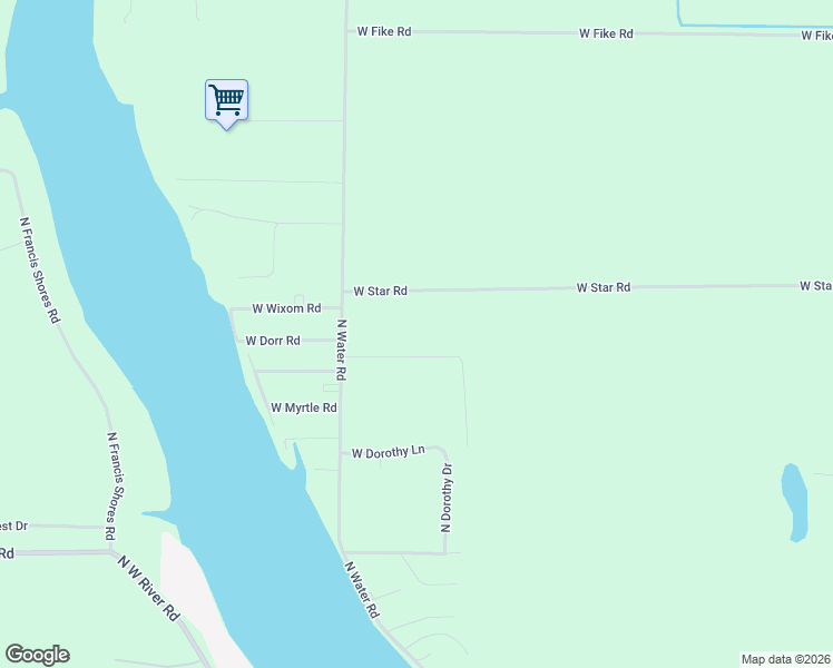 map of restaurants, bars, coffee shops, grocery stores, and more near 441 West Star Road in Sanford