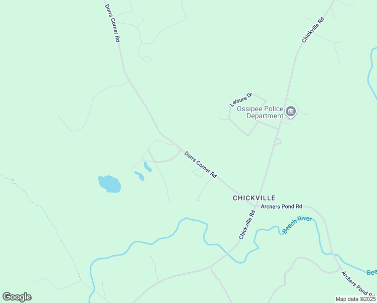 map of restaurants, bars, coffee shops, grocery stores, and more near 192 Dorrs Corner Road in Ossipee