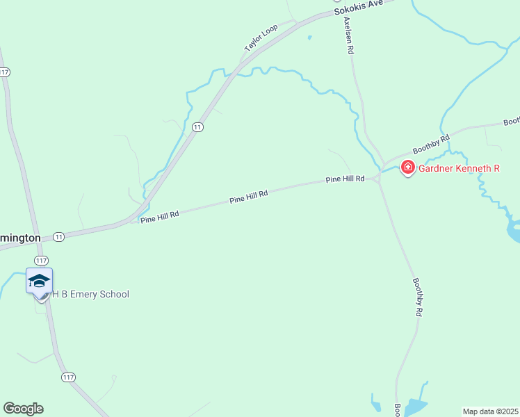 map of restaurants, bars, coffee shops, grocery stores, and more near 43 Pine Hill Road in Limington