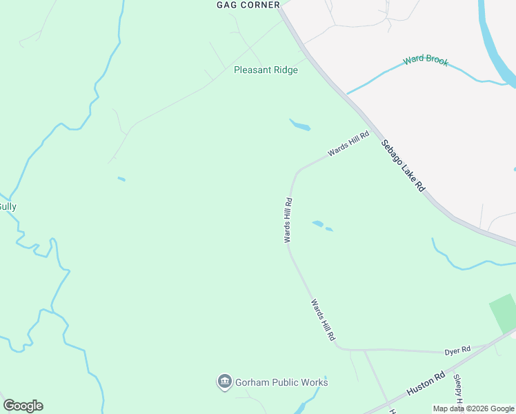 map of restaurants, bars, coffee shops, grocery stores, and more near 41 Wards Hill Road in Gorham