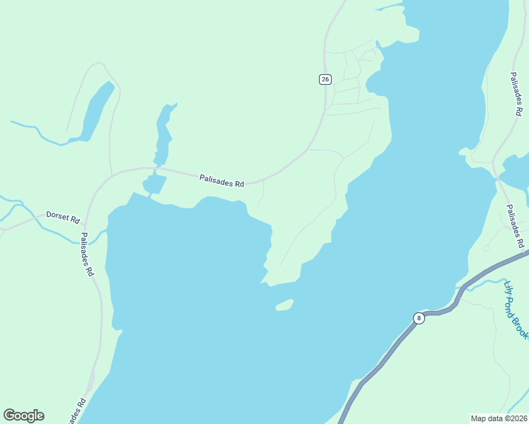 map of restaurants, bars, coffee shops, grocery stores, and more near 1114 Palisades Road in Brant Lake