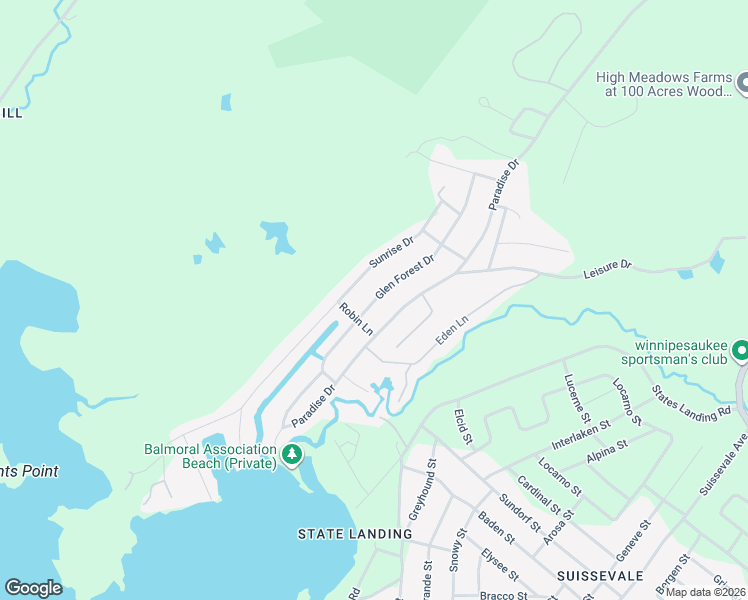 map of restaurants, bars, coffee shops, grocery stores, and more near 86 Glen Forest Drive in Moultonborough