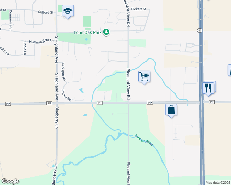 map of restaurants, bars, coffee shops, grocery stores, and more near 2228 County Road PP in Plymouth