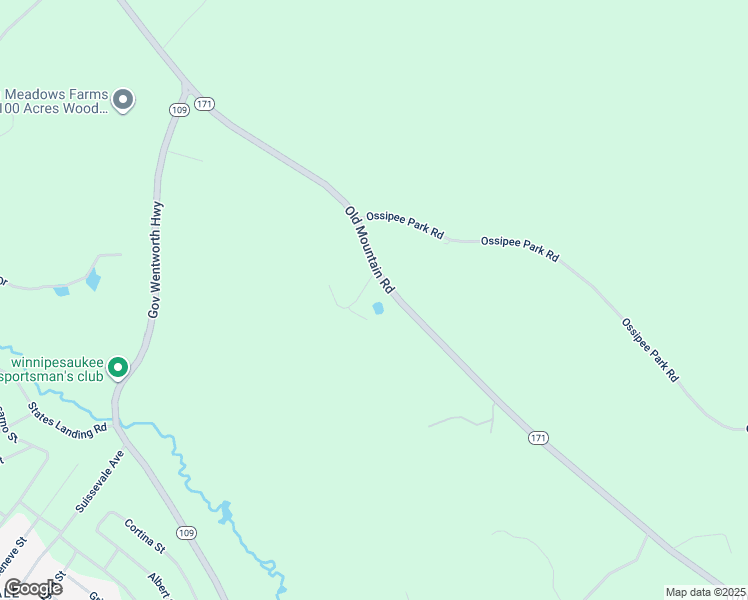 map of restaurants, bars, coffee shops, grocery stores, and more near 132 Old Mountain Road in Moultonborough