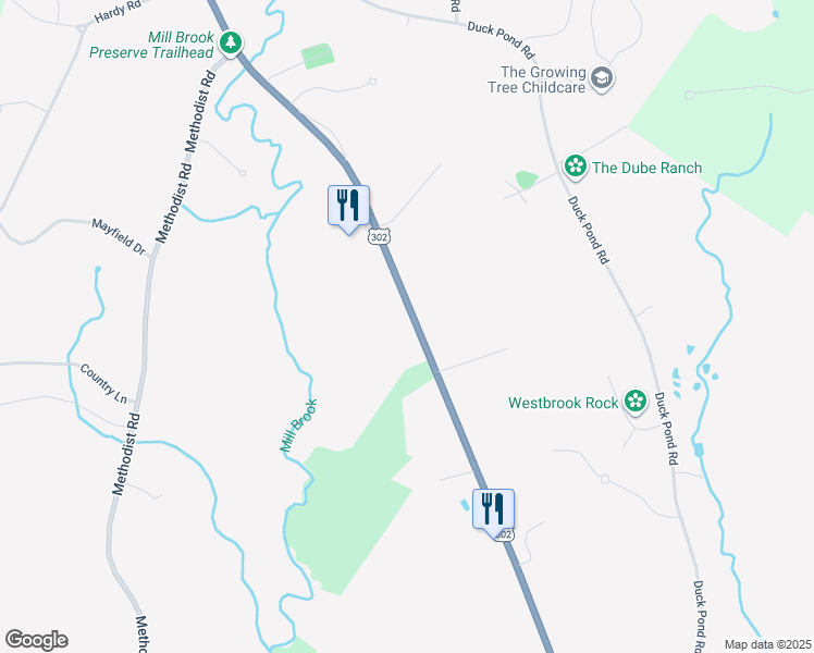 map of restaurants, bars, coffee shops, grocery stores, and more near 1042 Bridgton Road in Westbrook