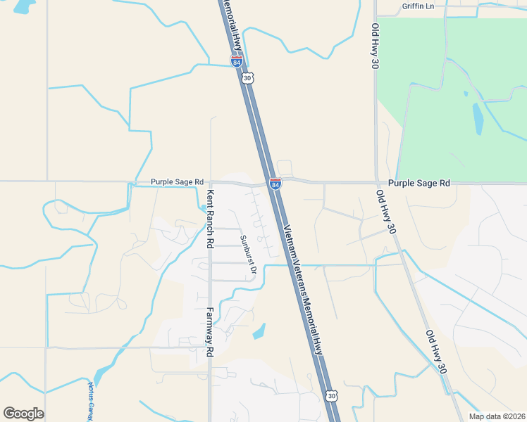 map of restaurants, bars, coffee shops, grocery stores, and more near 15881 Purple Sage Road in Caldwell