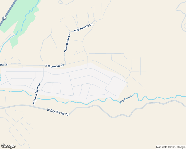 map of restaurants, bars, coffee shops, grocery stores, and more near 8176 West Sparks Lake Drive in Boise