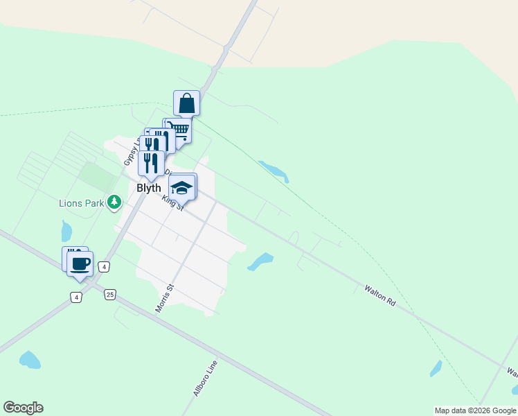 map of restaurants, bars, coffee shops, grocery stores, and more near 441 Coombs Street in Walton