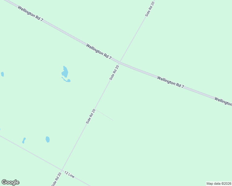 map of restaurants, bars, coffee shops, grocery stores, and more near 7443 Side Road 20 in Alma