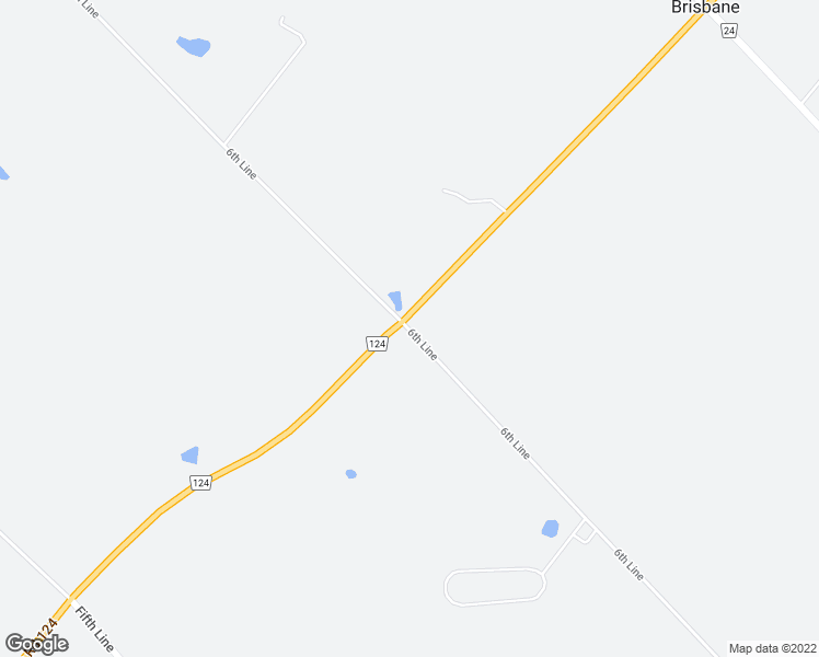map of restaurants, bars, coffee shops, grocery stores, and more near 5393 6th Line in Erin