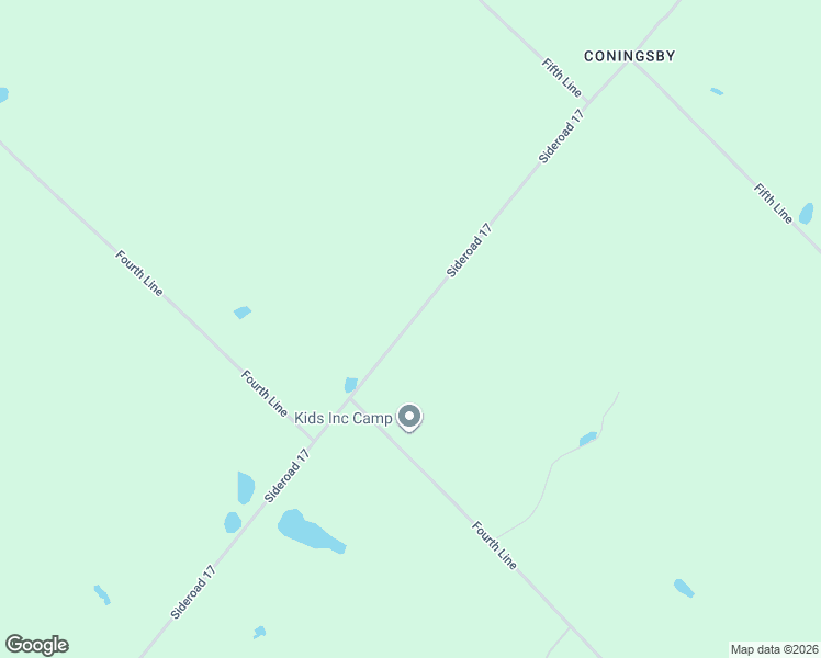 map of restaurants, bars, coffee shops, grocery stores, and more near 9129 Sideroad 17 in Erin