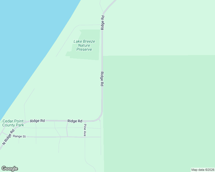 map of restaurants, bars, coffee shops, grocery stores, and more near 4957-4987 Ridge Road in Pentwater