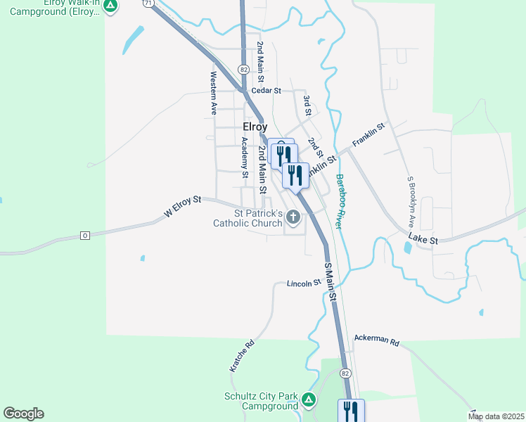 104 Elroy Street, Elroy WI Walk Score