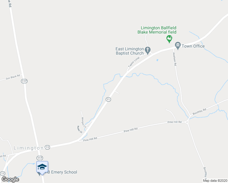 map of restaurants, bars, coffee shops, grocery stores, and more near 6 Harley Lane in Limington