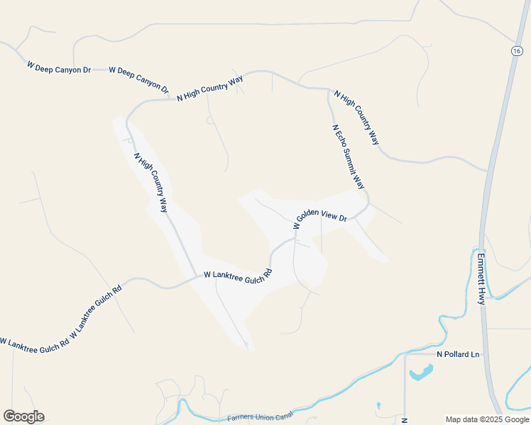 map of restaurants, bars, coffee shops, grocery stores, and more near 5113 North Golden View Court in Star