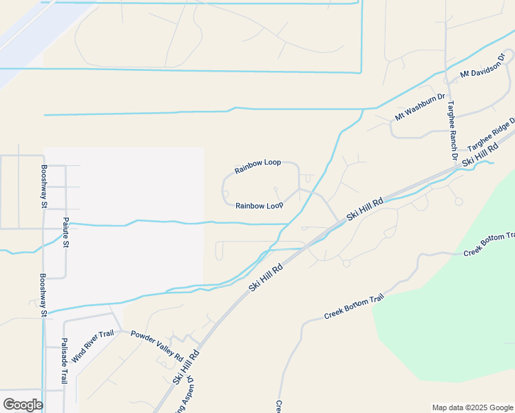 map of restaurants, bars, coffee shops, grocery stores, and more near S Rainbow Loop Dr in Driggs