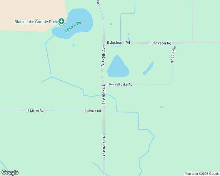 map of restaurants, bars, coffee shops, grocery stores, and more near 6455 East Rossell Lake Road in Walkerville