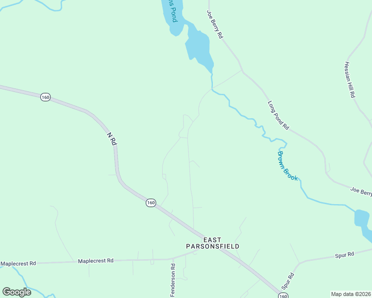 map of restaurants, bars, coffee shops, grocery stores, and more near 31 Weeks Road in Parsonsfield