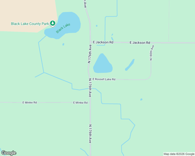 map of restaurants, bars, coffee shops, grocery stores, and more near 6455 East Rossell Lake Road in Walkerville