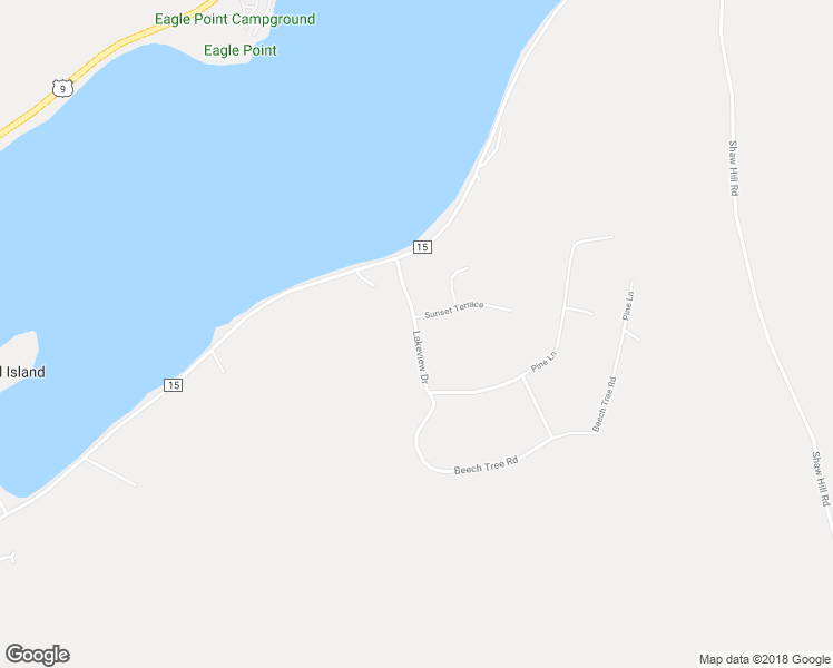 map of restaurants, bars, coffee shops, grocery stores, and more near 23 Lakeview Drive in Adirondack
