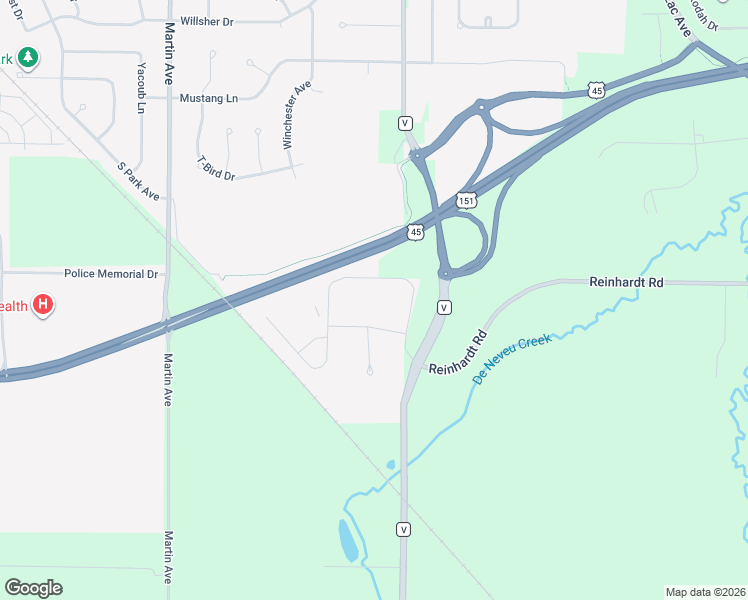 map of restaurants, bars, coffee shops, grocery stores, and more near 626 Lighthouse Village Road in Fond du Lac